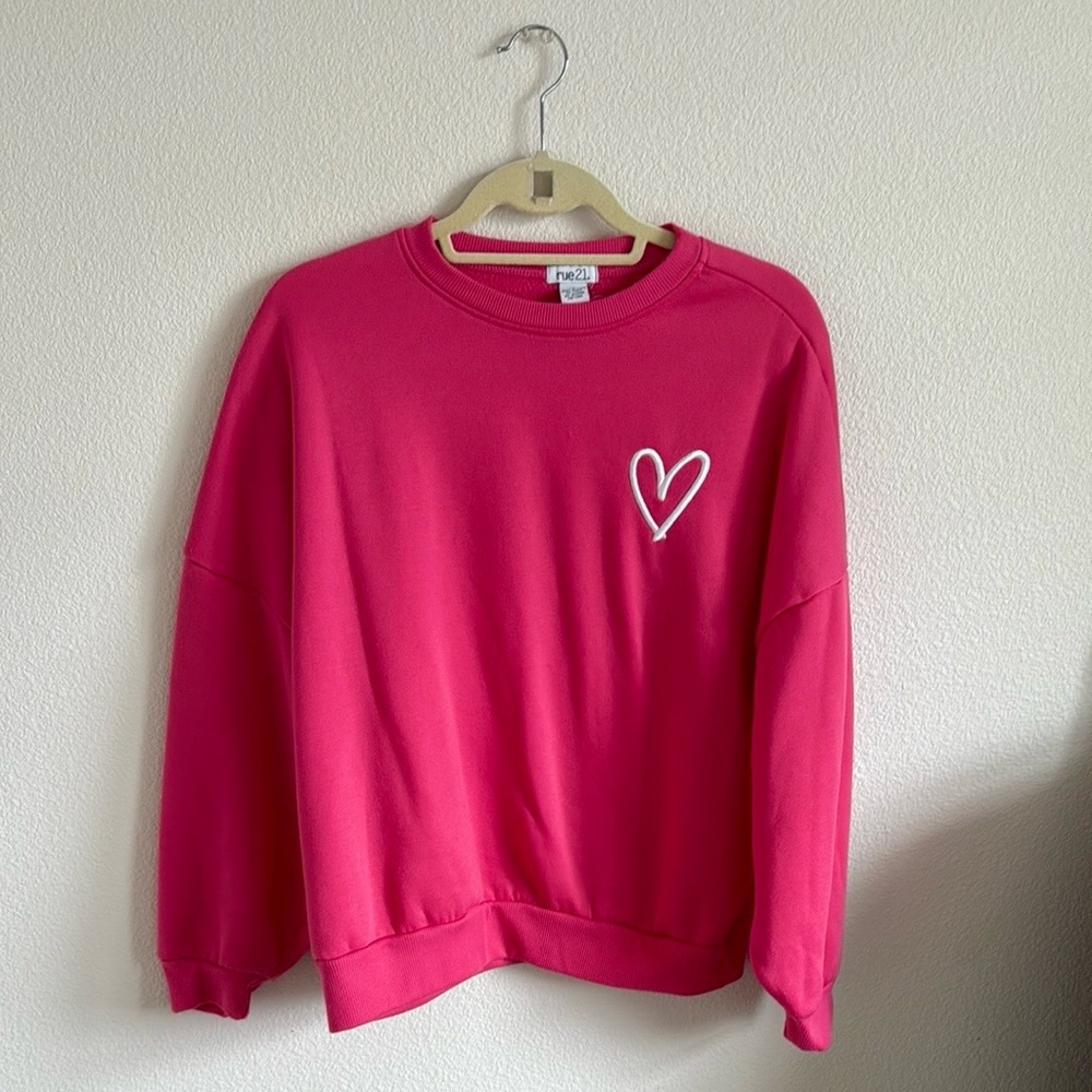 Pink Graphic Sweatshirt - Picture 2 of 5